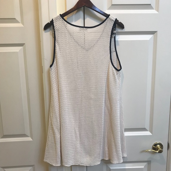 Shoshanna Cream Crotchet Trapeze Knit Cover-up - Picture 6 of 6